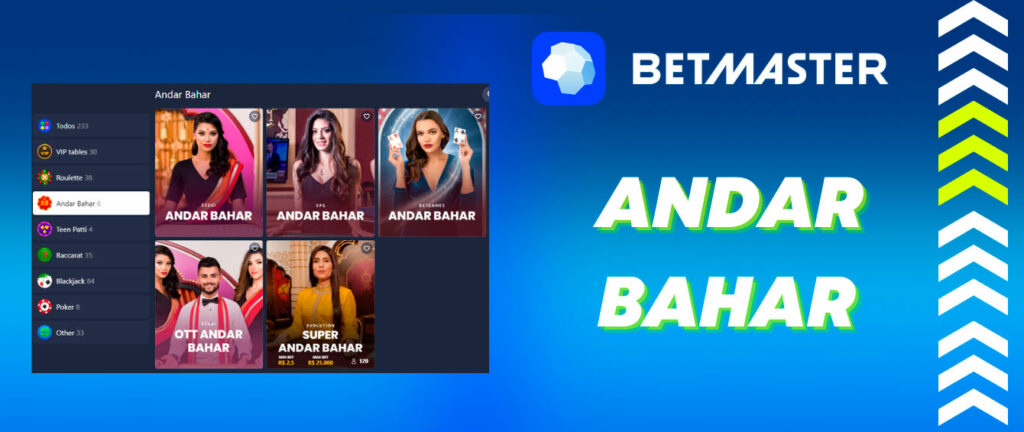 Betmaster é Andar Bahar