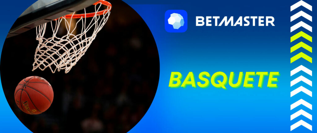 Apostando em basquete no aplicativo Betmaster