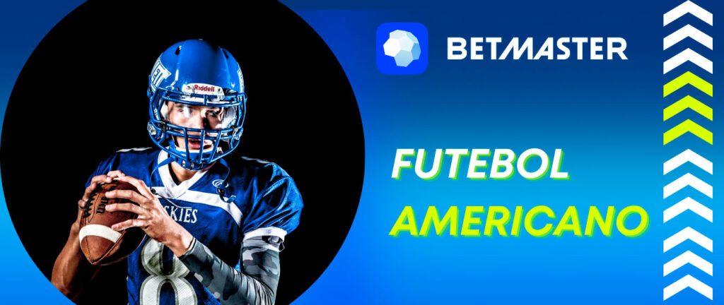 Apostando em Futebol Americano no aplicativo Betmaster