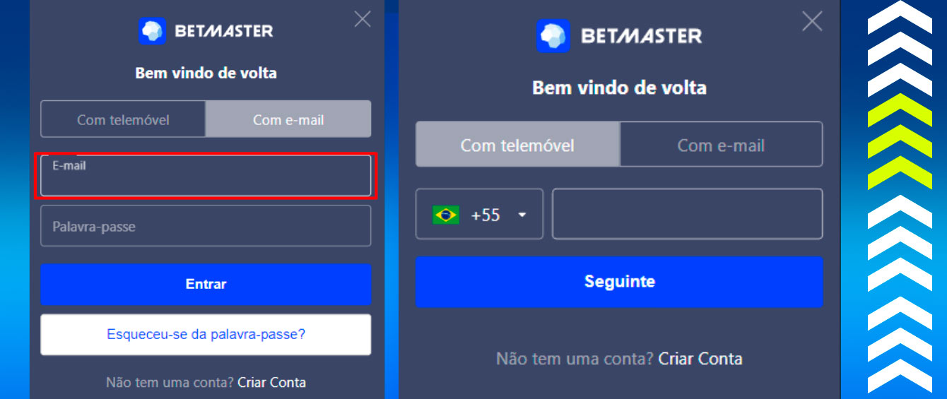 No betmaster Digite seu endereço de e-mail registrado ou número de celular