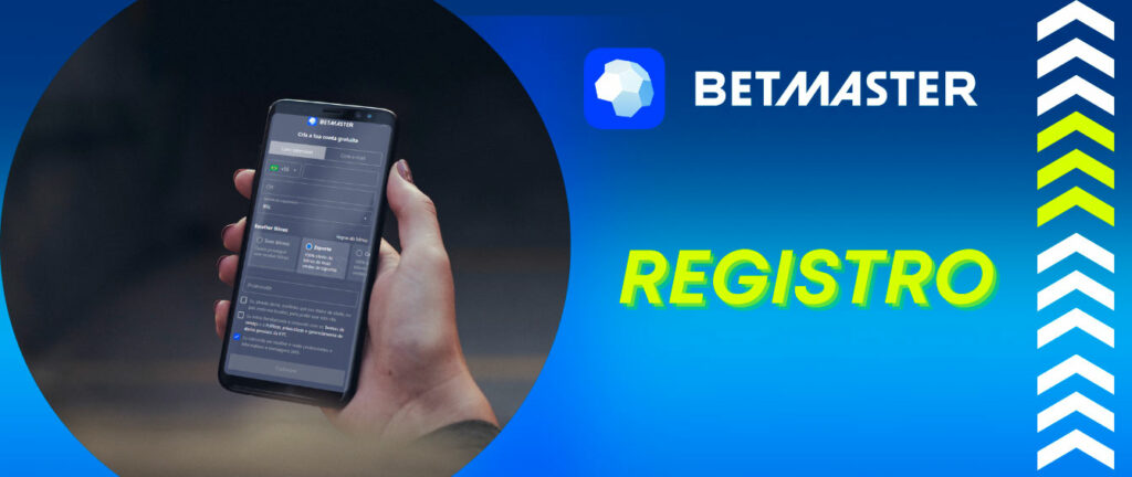 Registro em betmaster