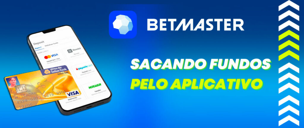 A casa do Betmaster permite que você retire fundos através do aplicativo