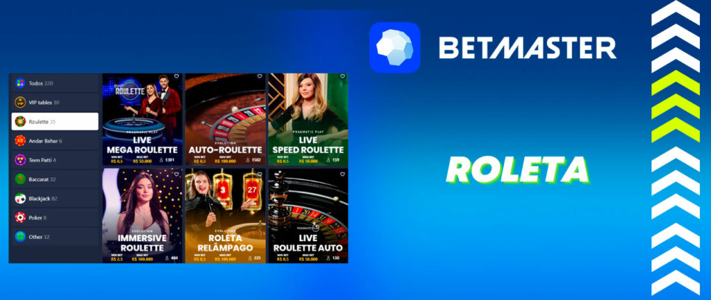 Betmaster é Roleta 2