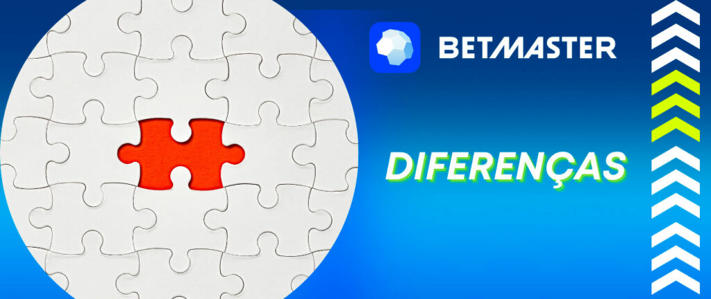 Não há grandes diferenças entre o aplicativo e o site da Betmaster