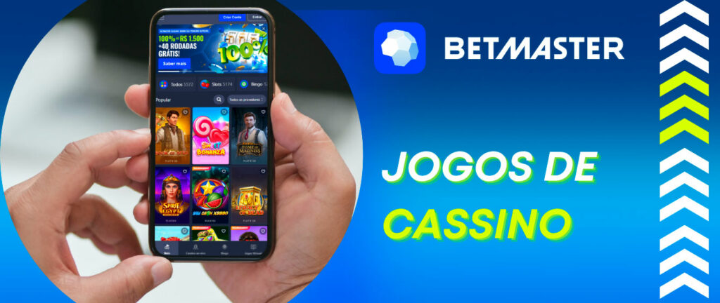 Betmaster tem jogos de cassino e cassinos ao vivo